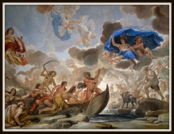 "Charon" (1684-6) by Luca Giordano. Palazzo Medici-Riccardi, Florence.-