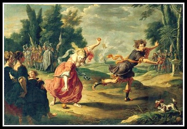 Greek Mythology Atalanta Hippomenes A Footrace And Three Golden Apples La Audacia De Aquiles