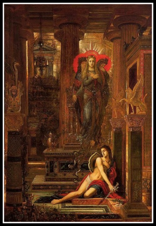 "Orestes and the Erynies" by Gustave Moreau (1891).