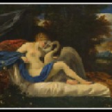 "Leda and the Swan" by Pier Francesco Mola. (1650).