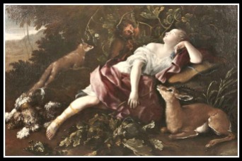 "Diana" by Domenico Guidobono (1720).