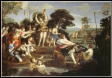 "Diana and her Nymphs" Domenichino (1617).