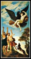 "The abduction of Ganymede" by Julien de Parme. (1778).