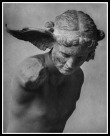 God Hypnos, Bronze sculpture found at Perugia in 1915. British Museum.