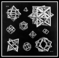 "Study For Stars" by M. C. Escher. 1948.
