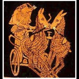 The Chariot of Artemis. Attic Red Figure. 460 - 440 B.C.