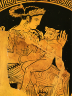 Pasiphae, the Mother of the Minotaur.