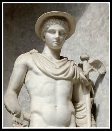Statue of Hermes/Mercury. Roman copy. 200 AD.