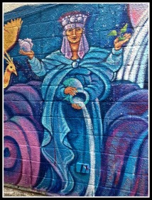 Mural: Woman and Water. ©Resa McConaghy.