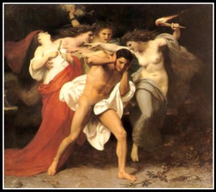 “Orestes Pursued by the Furies” by William-Adolphe Bouguereau (1861).