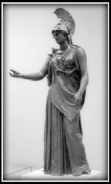 Bronze statue of the goddess Athena known as "Athena of Piraeus" - Classical period, 4th century B.C.